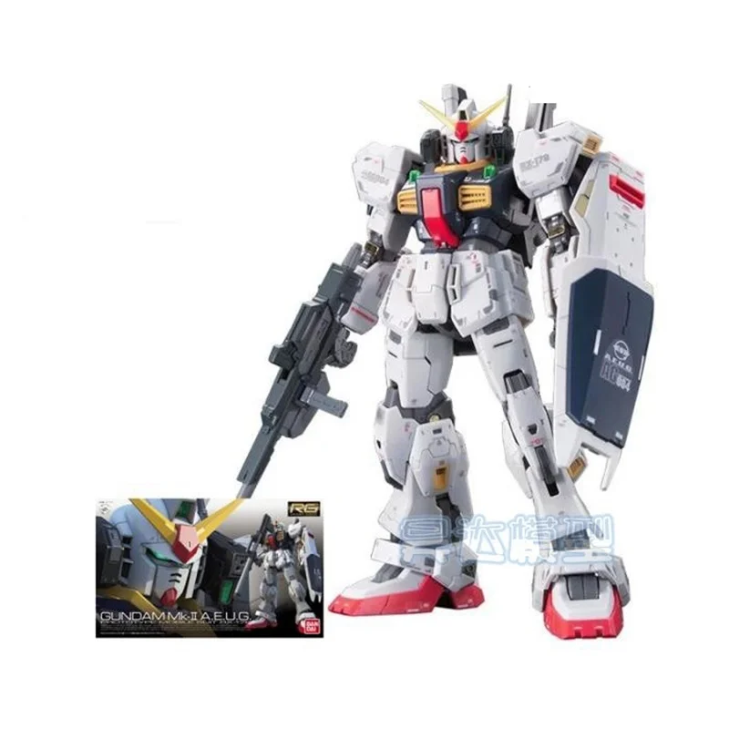 

Bandai 14 см Оригинальный Bandai Gundam RG 08 1/144 MK 2 в сборе, фигурные фигурки, модели роботов, мобильный костюм, детские игрушки