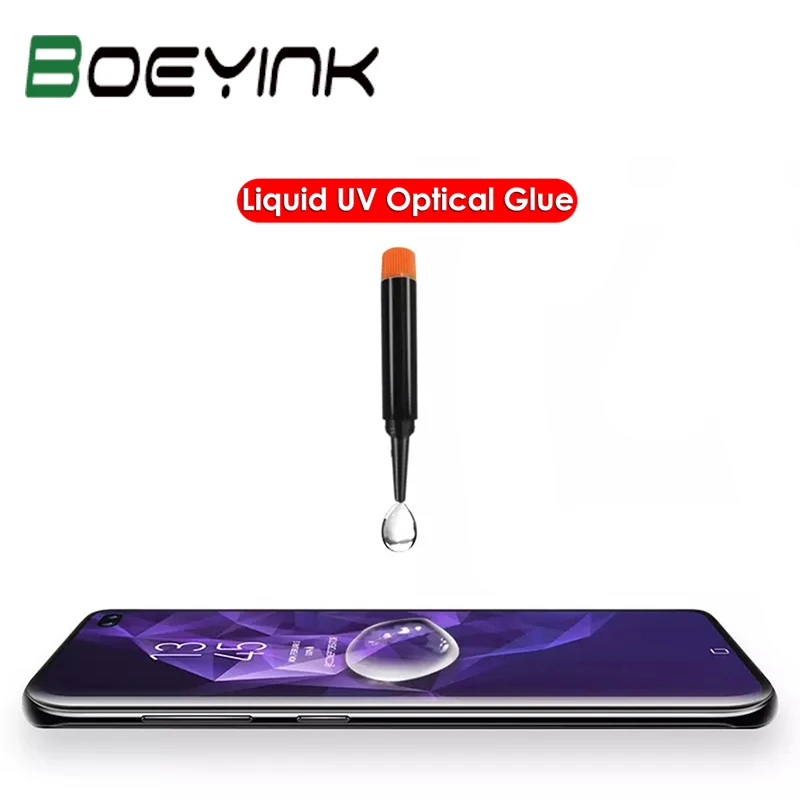 1000 шт УФ жидкий клей для Samsung Galaxy S20 S10 S8 S9 Plus Note 8 9 10 плюс 5G iPhone 11 Pro Max XS 6 7 Plus|Защитные