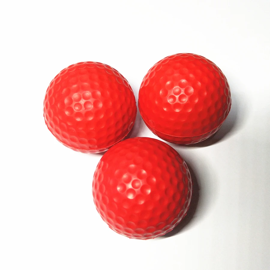20 шт./лот PU светящееся пена Мячи для гольфа 6 видов цветов Гольф тренировочные