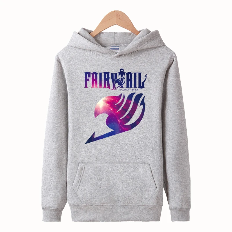 

Unisex Anime Fairy Tail Natsu Hoodies Sweatshirts jacket Fairy Tail Lucy Logo Hoodies Sweatshirt jacket coat