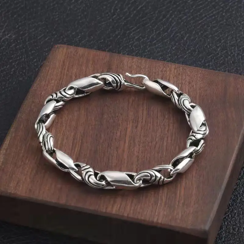 

New design retro men and women handmade bracelet trend wild simple bracelet jewelry accessories