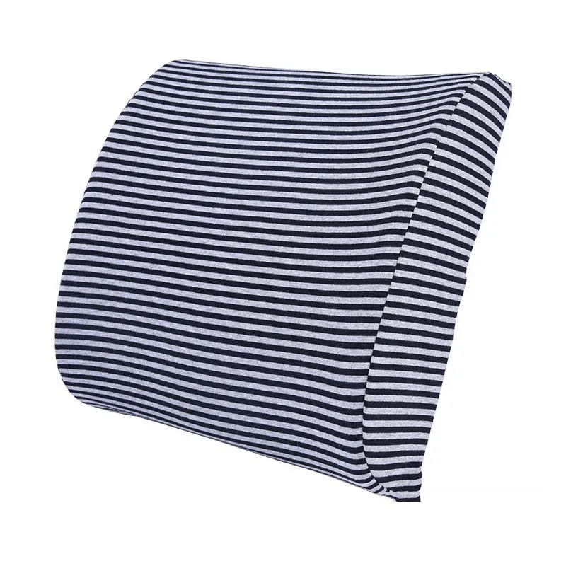 Полосатая задняя подушка для автомобиля копчик ортопедический Массажный коврик