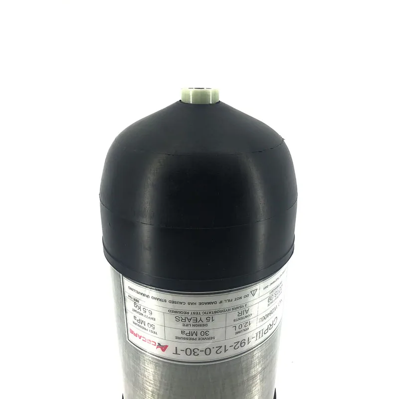 AC9090 Acecare 12L GB HPA баллон для сжатого воздуха PCP углеродное волокно газовый баллон для дайвинга подводный охота с сапоги Резиновая