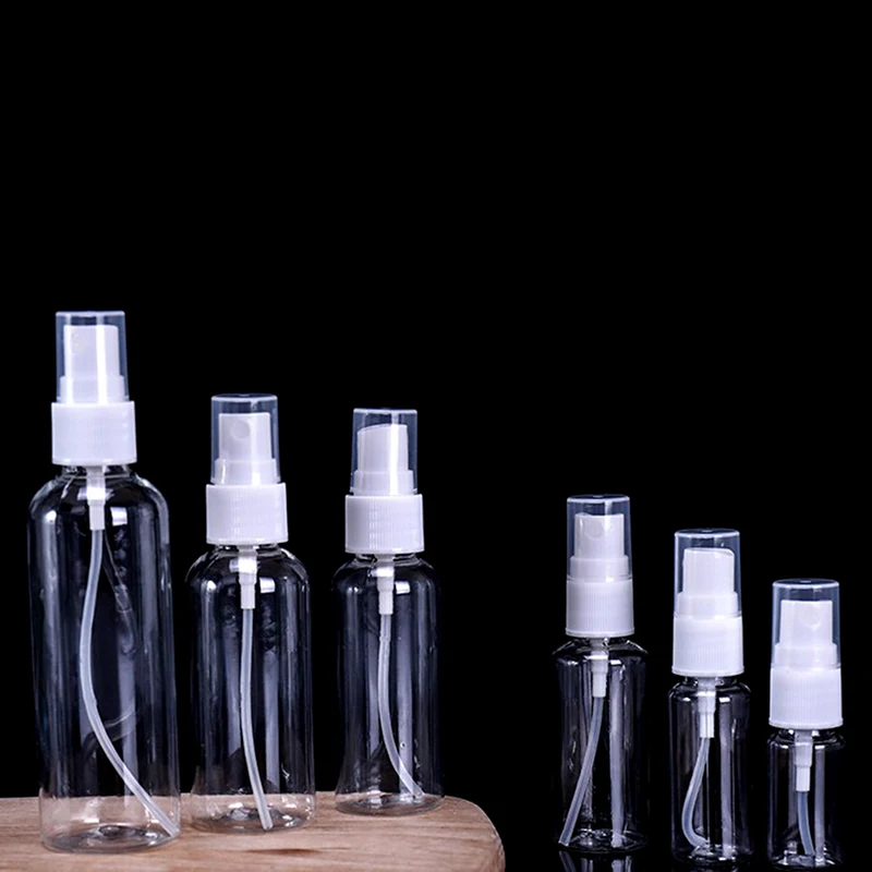 

1Pcs Transparent Empty Spray Bottles 30ml/50ml/100ml Plastic Mini Refillable Container Empty Cosmetic Containers
