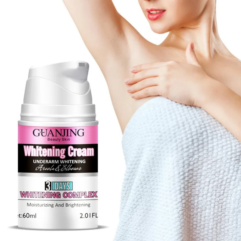 

60g Women Armpit Whitening Cream Legs Knees Body White Nourishing Brightening Skin Care Underarm Whitening Cream