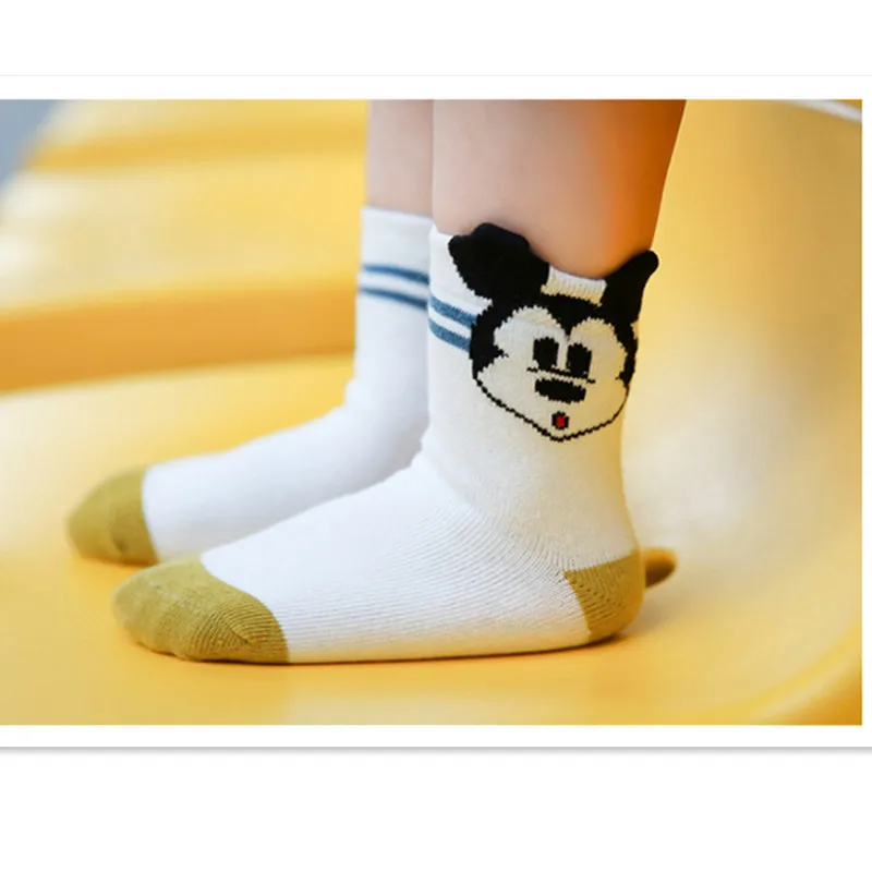5 пар носков с Микки Маусом для детей детские спортивные носки летние короткие