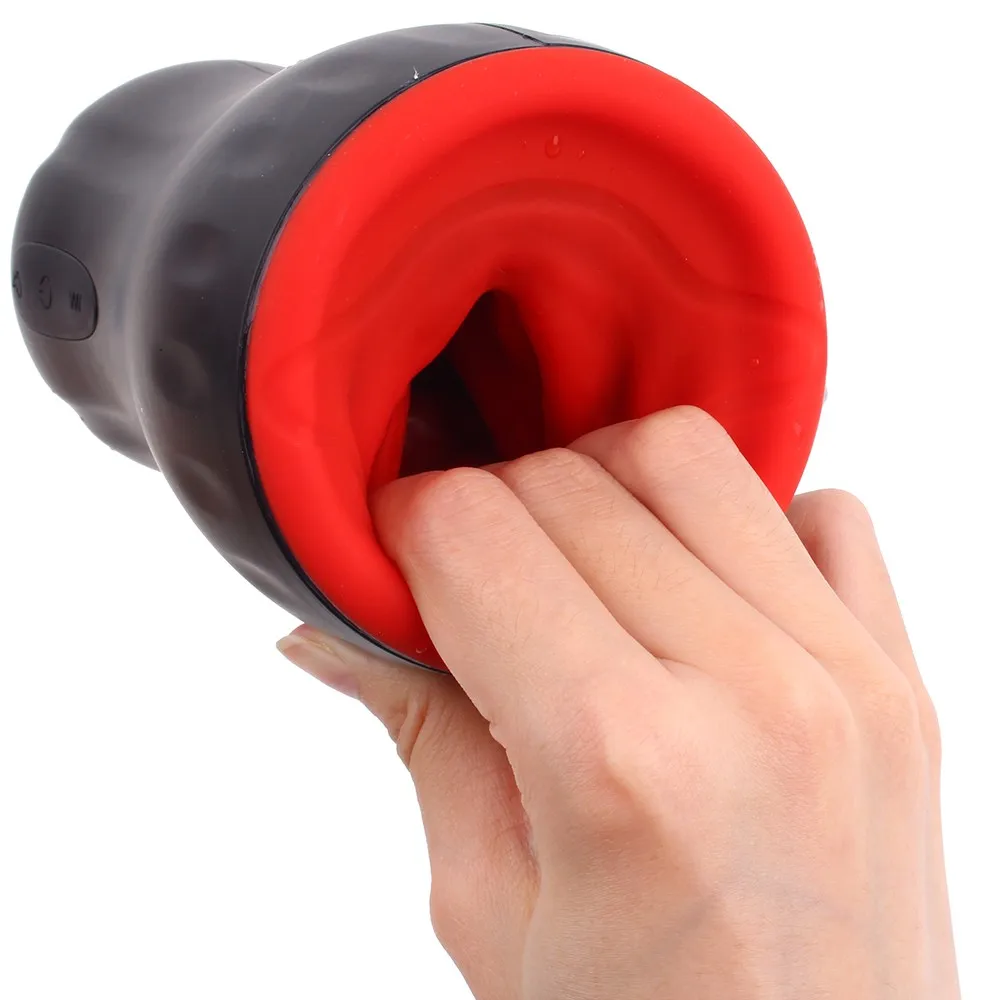 10 режимов тренажер для пениса массажный вибратор Мужская мастурбация чашка