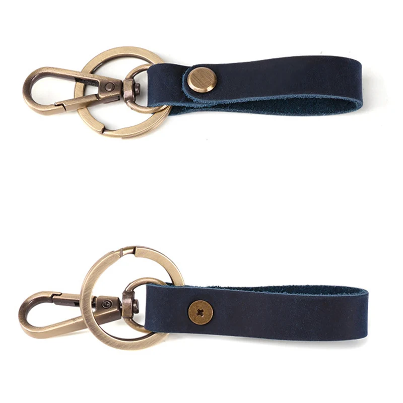 Автомобильный винтажный брелок для ключей мода ручной работы и кожаного брелка