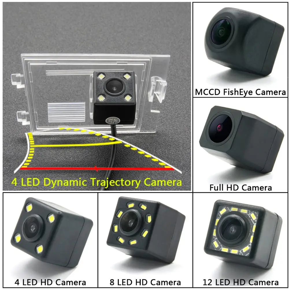 HD динамическая траектория камера заднего вида для Jeep Compass 2011 2015 Patriot 2007 2016