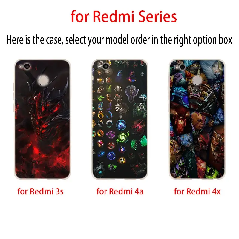 Мягкий чехол с логотипом dota 2 для Xiaomi Redmi Note 8 7 6 5 Pro 8a 6pro 6a s2 5a 4a 5plus y3 Coque Funda Etui чехлы