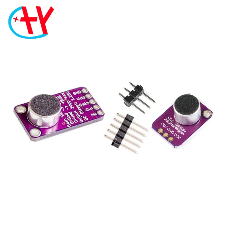 MAX9814 микрофон системная плата модуль датчика звука автоматическое управление