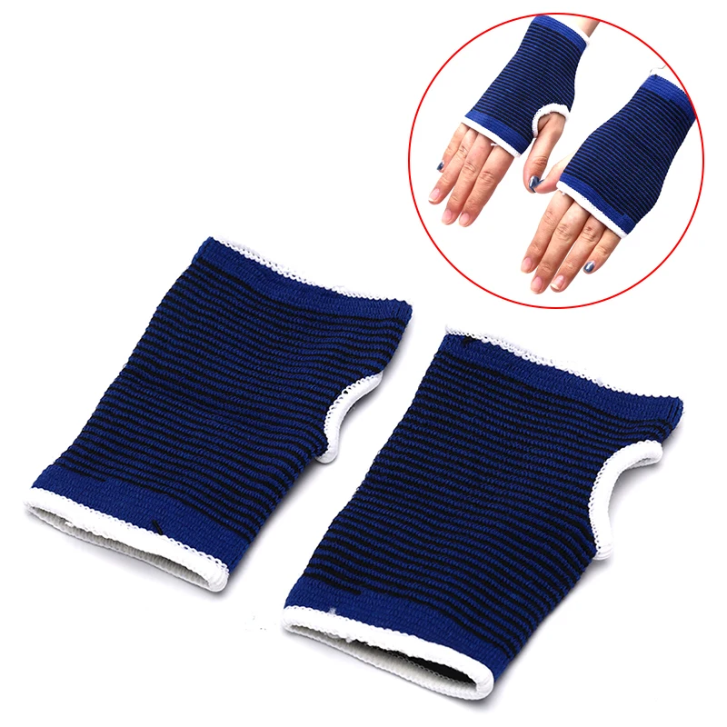

2pcs Wrist Hand Support Glove Weightlifting Protect Palm Elastic Brace Sleeve Sports Bandage Gym Wrap Wrist Sweat Bands