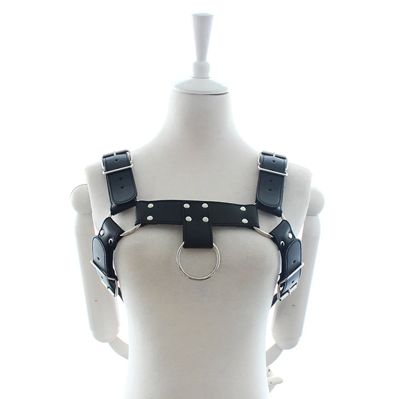 Новый бар мужской костюм диджея черный кожаный ремень для ночного клуба Gogo