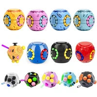 edc hand for autism adhd anxiety relief focus kids 12 sides anti stress magic stress fidget toys for children adults puzzle gift