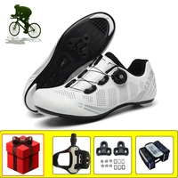 road bike sneakers men self locking breathable zapatos ciclismo wear resistant bicicleta triatlon outdoor cycling shoes footwear