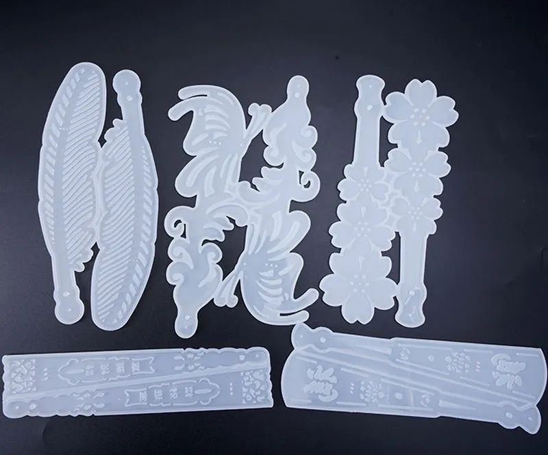 Силиконовая форма-Веер сделай сам для самостоятельного изготовления кулонов