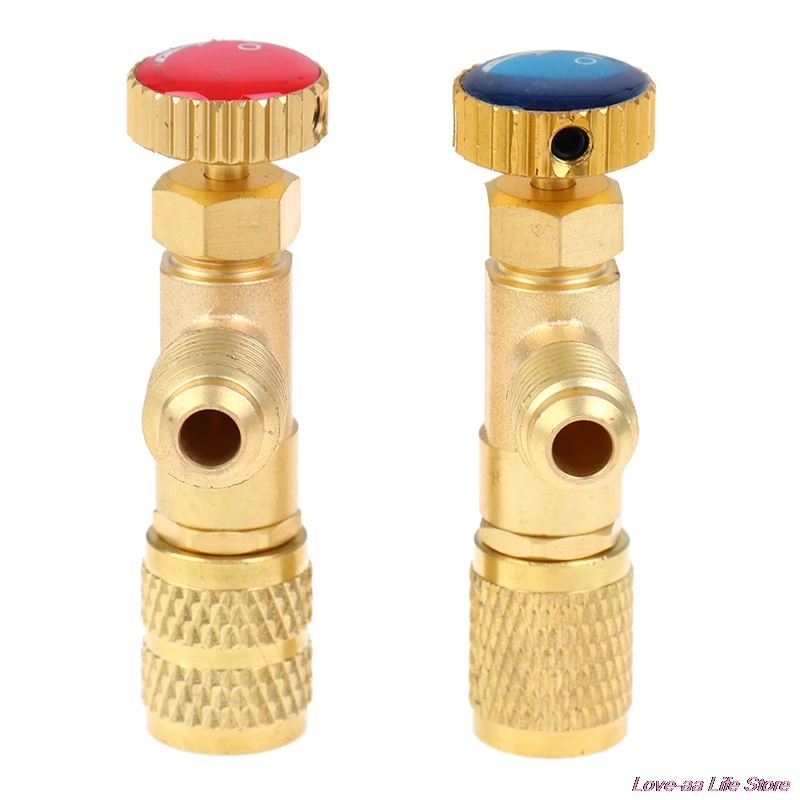 

High Quality Liquid Safety Valve R410A R22 Air Conditioning Refrigerant 1/4 "Safety Adapter Air Conditioning Repair And Fluoride