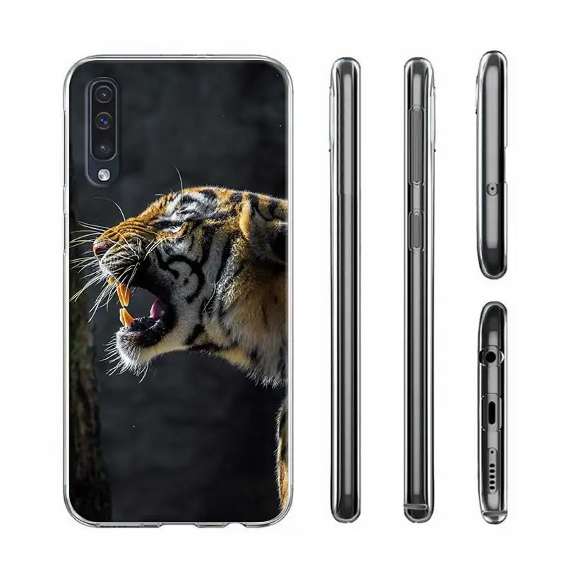 Мягкий чехол для Samsung Galaxy A51 A71 A50 A70 A10 A20 A30 A40 A11 A21 A31 A41 5G 2020 с изображением тигра Льва