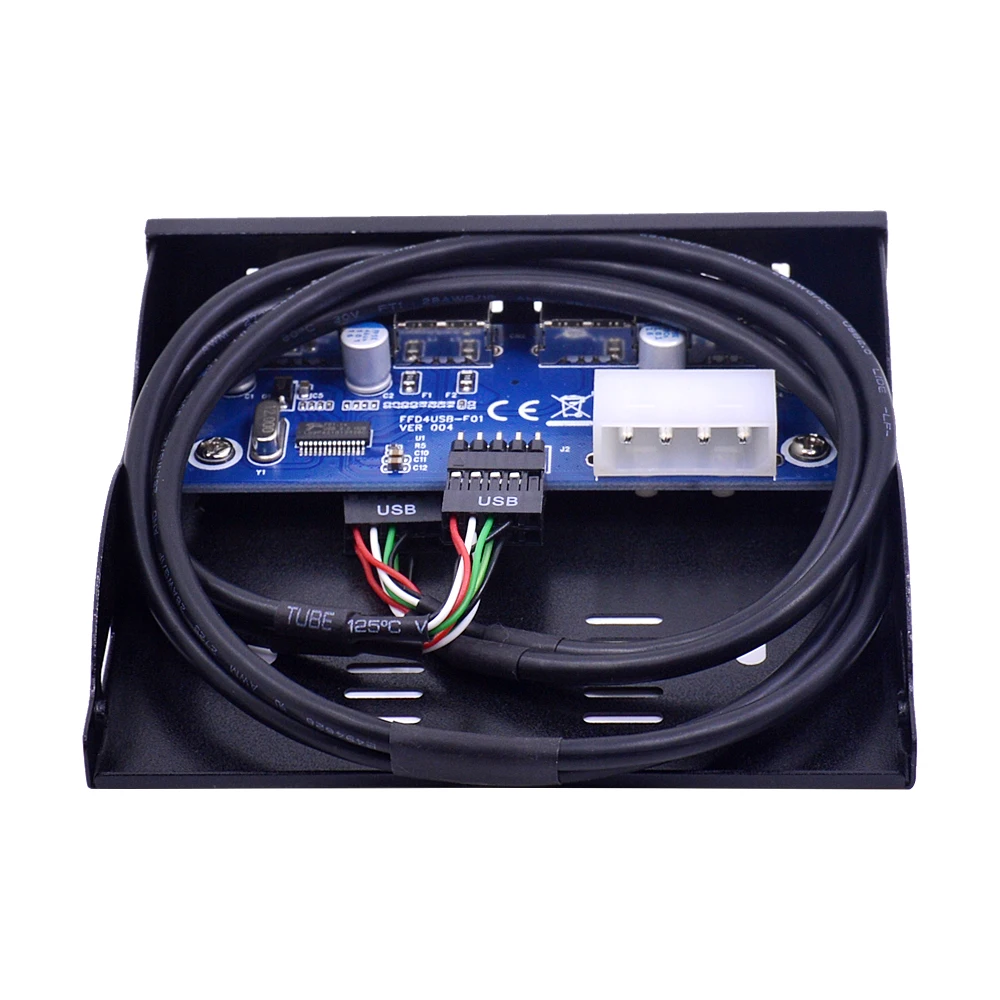 CHIPAL USB 2 0 Hub 4 порта USB2.0 адаптер ПК Передняя панель расширения кронштейн с 10