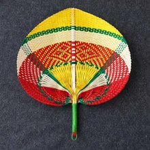 Hand-made Bamboo Fan Handicraft Home Decoration Hand-cranked Chinese Style  Portable and Exquisite Gifts In A Variety of Colors