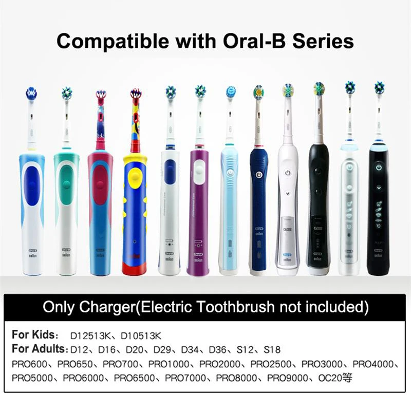 Electric Toothbrush Charger Replacement Charging Base Suit for Oral b Series EU Plug | Бытовая техника