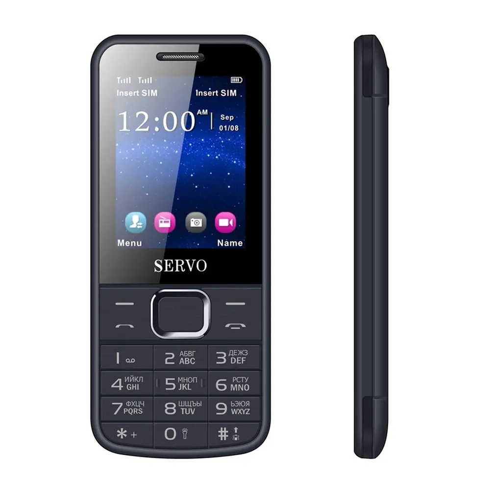 

Портативный мини-сотовый телефон для SERVO-225, 2,4 дюйма, две SIM-карты, мобильный телефон GPRS, вибрация, внешнее FM-радио