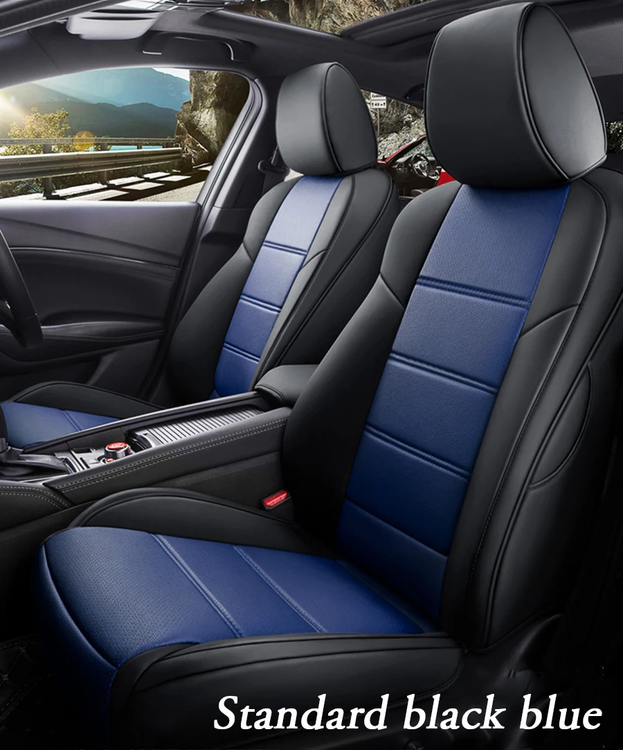 Пользовательские автомобильное сиденье из кожи чехол для mitsubishi outlander xl 3 ASX Pajero sport lancer 9 аксессуары Чехлы для автомобиля