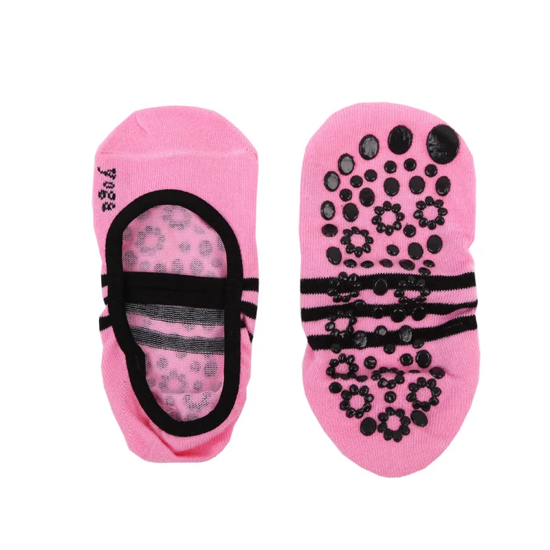 Нескользящие носки для йоги с открытой спиной танцев круглым носком и