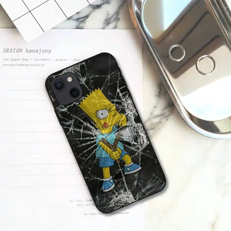 Чехол для телефона RUICHI Мультфильм ГОМЕР S-Симпсоны iPhone 11 12 Mini 13 Pro XS Max X 8 7 6s Plus 5 SE XR |