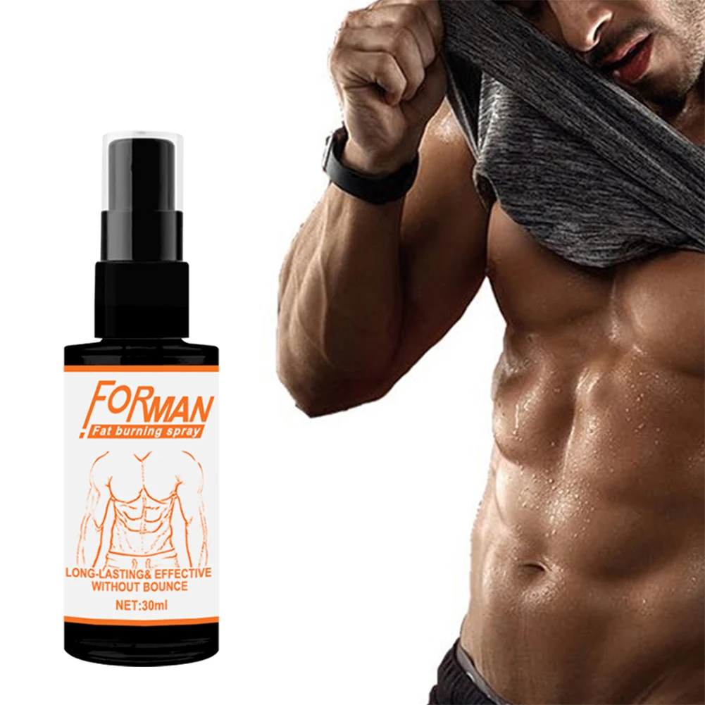 

30ml Powerful Abdominal Muscle Spray Anti-Cellulite Fat Burning Natural Formula Powerful Men Women Fitness Slimming Cream Hot