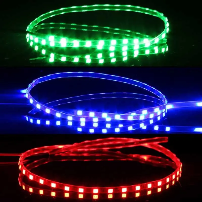 Автомобильная гибкая светодиодная лента POSSBAY 45 см/90 см SMD 1210 45/90 светильник аемая