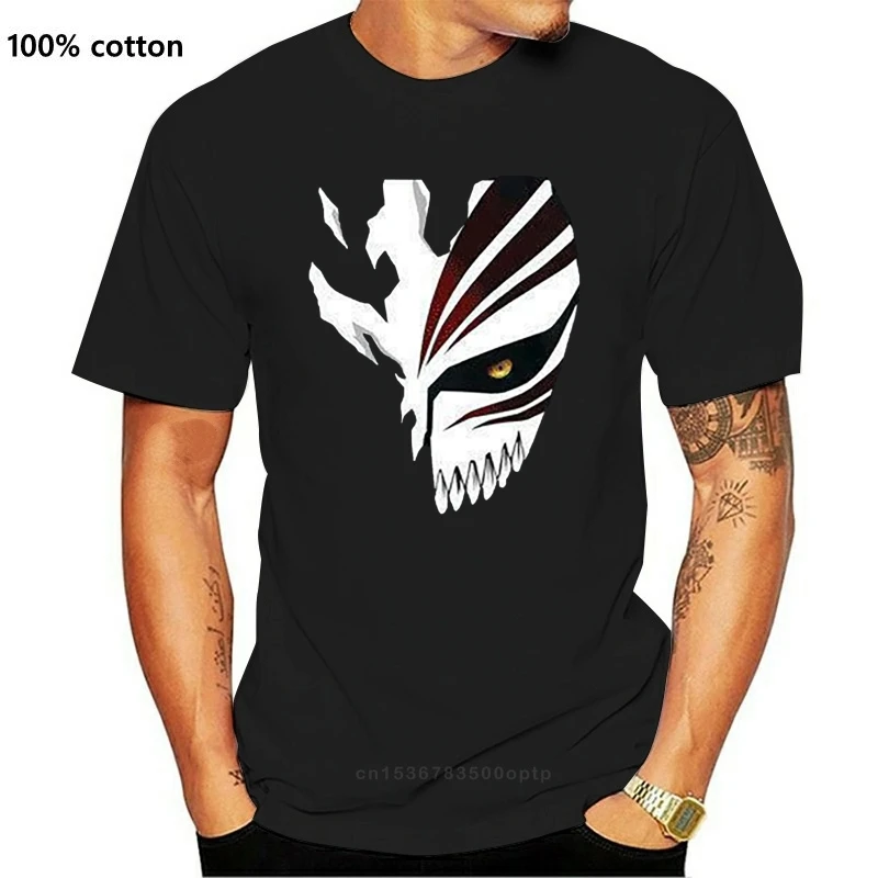 Аниме футболка с ажурной маской и отбеливателем Мужская американский размер Em1 |