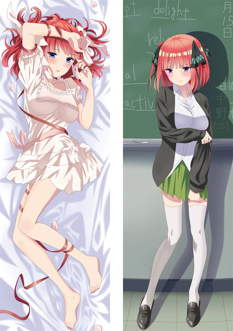 

2021-March Update Japanese Anime The Quintessential Quintuplets Dakimakura body Pillow case Hugging Body Pillow Cover Case