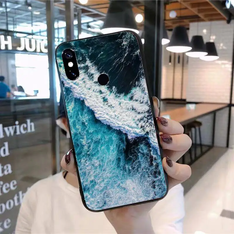 

Waves big sea landscape Phone Case For Xiaomi Redmi 7 8 9t 9se k20 mi8 max3 lite 9 note 9s 10 pro