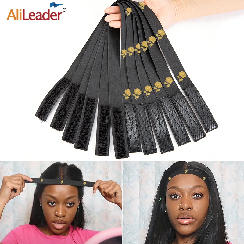 

Регулируемая эластичная лента для парика, длина 60 см, нейлоновая эластичная лента для захвата парика, повязка на голову, Длина края 2,5/3/3 см, ш...