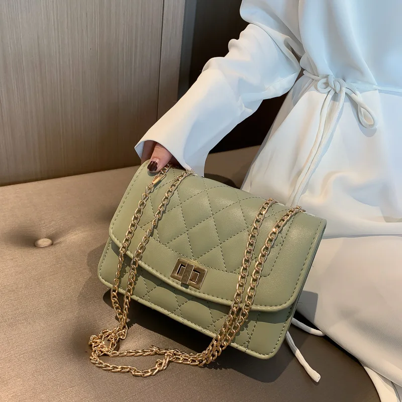 Сумка мессенджер на цепочке с ромбовидной сеткой 2019 женская сумка плечо