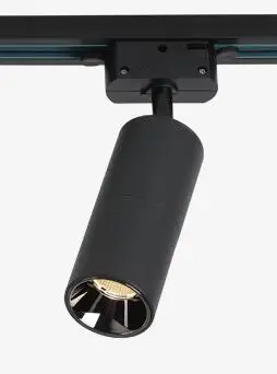 Track Light Black 1 шт. затемняемый 10 Вт 15 Вт COB светодиодный светильник светодиодный рельсовый светильник светодиодный s Точечный светильник s осветительный светильник для магазина Точечный светильник ing AC110 220 В - Цвет корпуса: Track Light Black