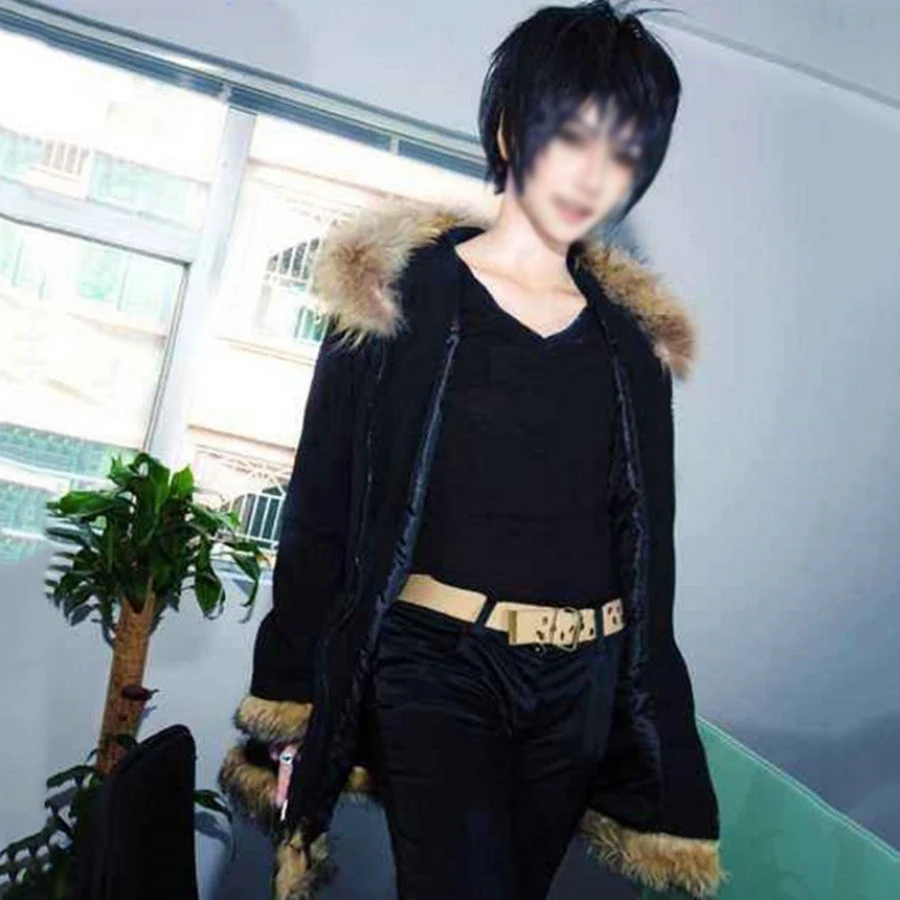 Durarara 3 way standoff Cosplay Costume Black Coat Izaya Orihara Jacket Sweatshirts Top Unisex Men Women | Тематическая одежда и