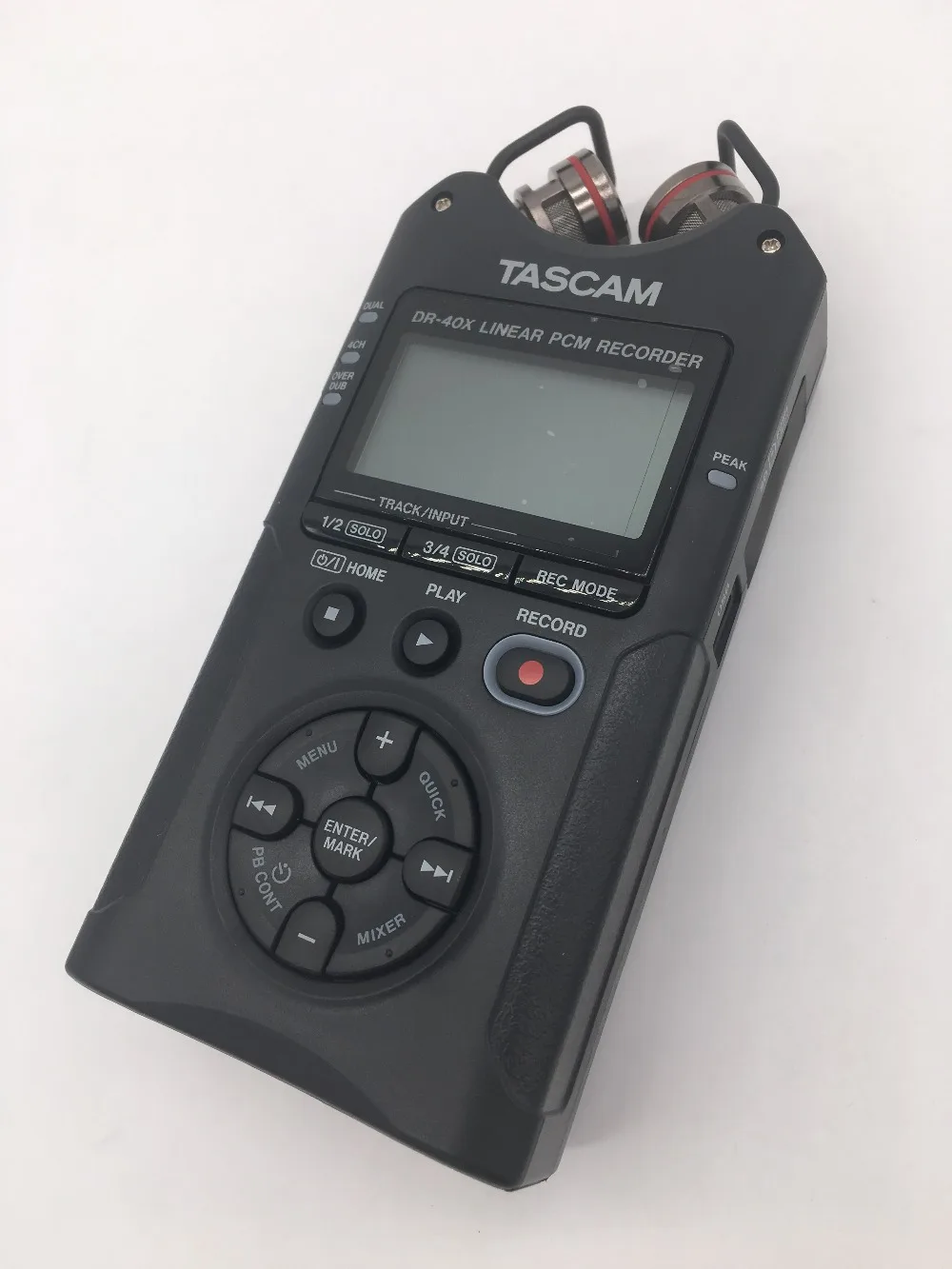 TASCAM DR-40X обновленная версия DR-40 портативный четырехтрековый Цифровой диктофон профессиональная записывающая ручка