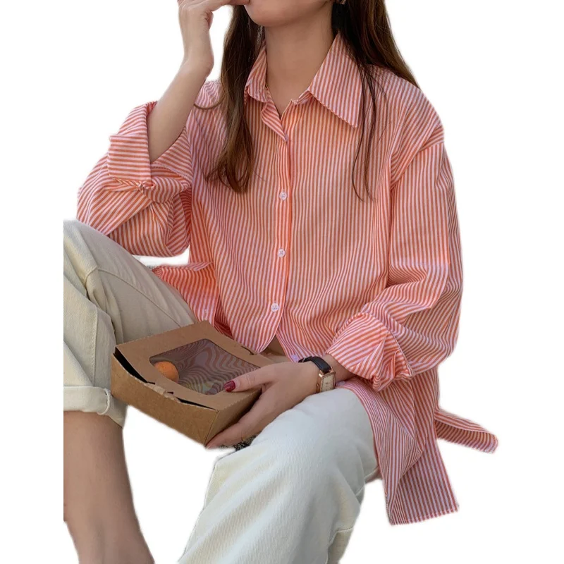 

Cheap wholesale 2021 spring summer autumn new fashion casual ladies work women Blouse woman overshirt female OL BAt8365M