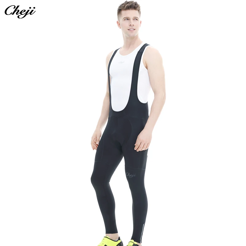 CHEJI Men's Cycling Long Bib Pants Quick Dry Breathable Lycra Bicycle Customized Bike Trousers | Спорт и развлечения