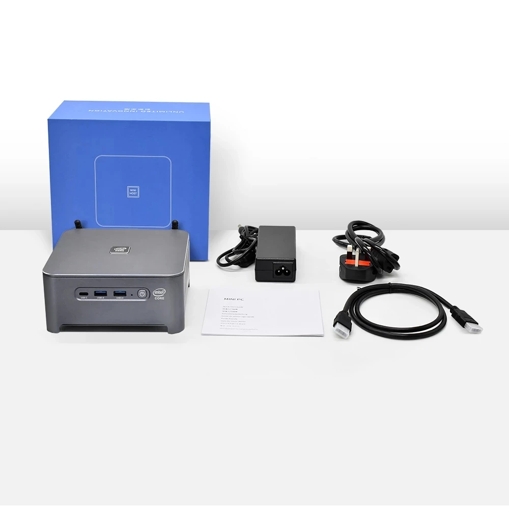 Мини-ПК Windows 11/10 i9 10980HK Intel Nuc 2 LAN * DDR4 NVMe TPM2.0 игровой настольный компьютер DP Type-C 3x 4K