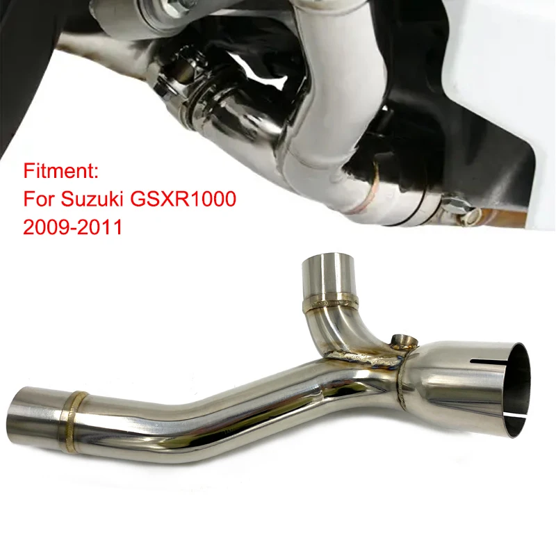 Мотоцикл выхлопной каталитический преобразователь Cat Eliminator Mid Decat Y Pipe для Suzuki