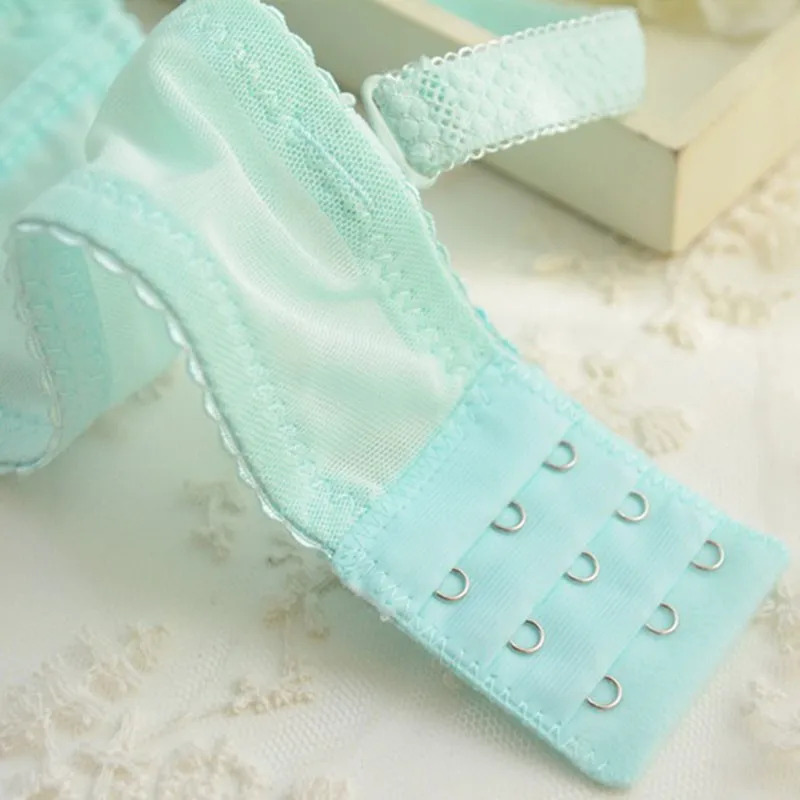 

Girls Lace Bow Tie Cute Thin Lingerie Push Up Bra New Fashion 3/4 Cup Gather Underwear Underwire Adjustment Everyday Bra