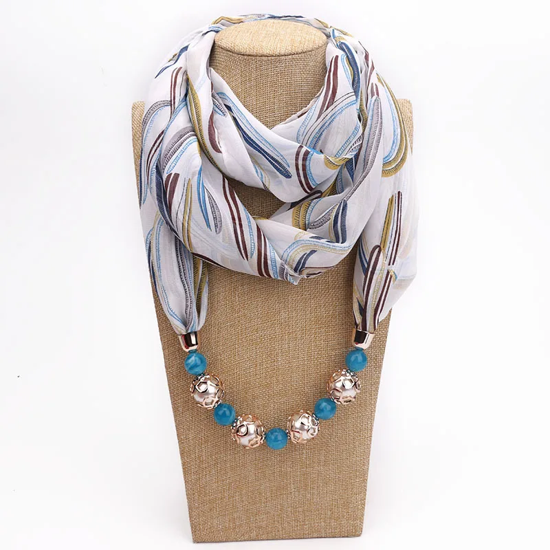 Luxury brand 2020 necklace Scarf for women Spring/Autumn Muslim Head Scarves Chiffon choker Clothing Accessories | Украшения и