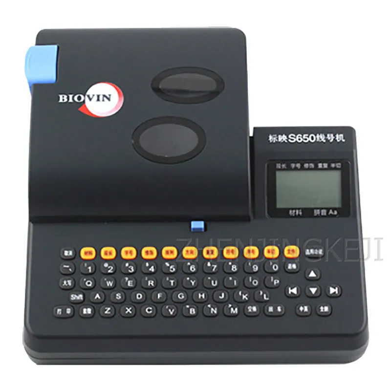 Кабель этикетка термоусадочная трубка полуавтоматическая ручная термопередача