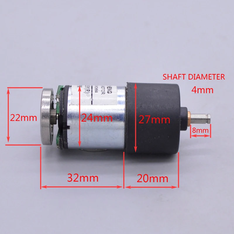 Original Geared Motor Micro DC with Hall Sensor Robot Model 12V 70RPM HN-27GMB-1525 XD |