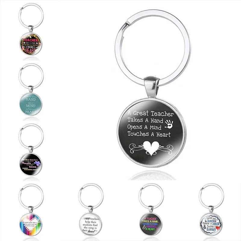 Брелок любовь с надписью Спасибо учителю брелок подвеской из хрустального