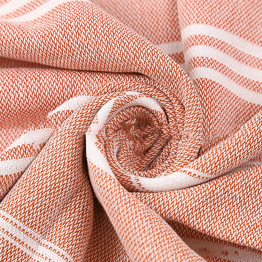 

Striped Tassel Soft Cotton Bath Towel Beach Blanket Table Cloth Picnic Yoga Mat This gorgeous piece of art canbe used as blanket