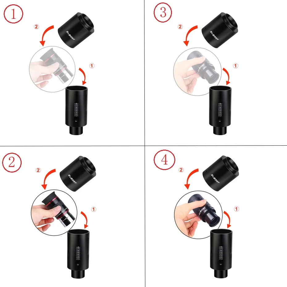 svbony sv187 variable universal camera adapter support max 46mm outside diameter eyepiece for slr dslr camera and eyepiece free global shipping